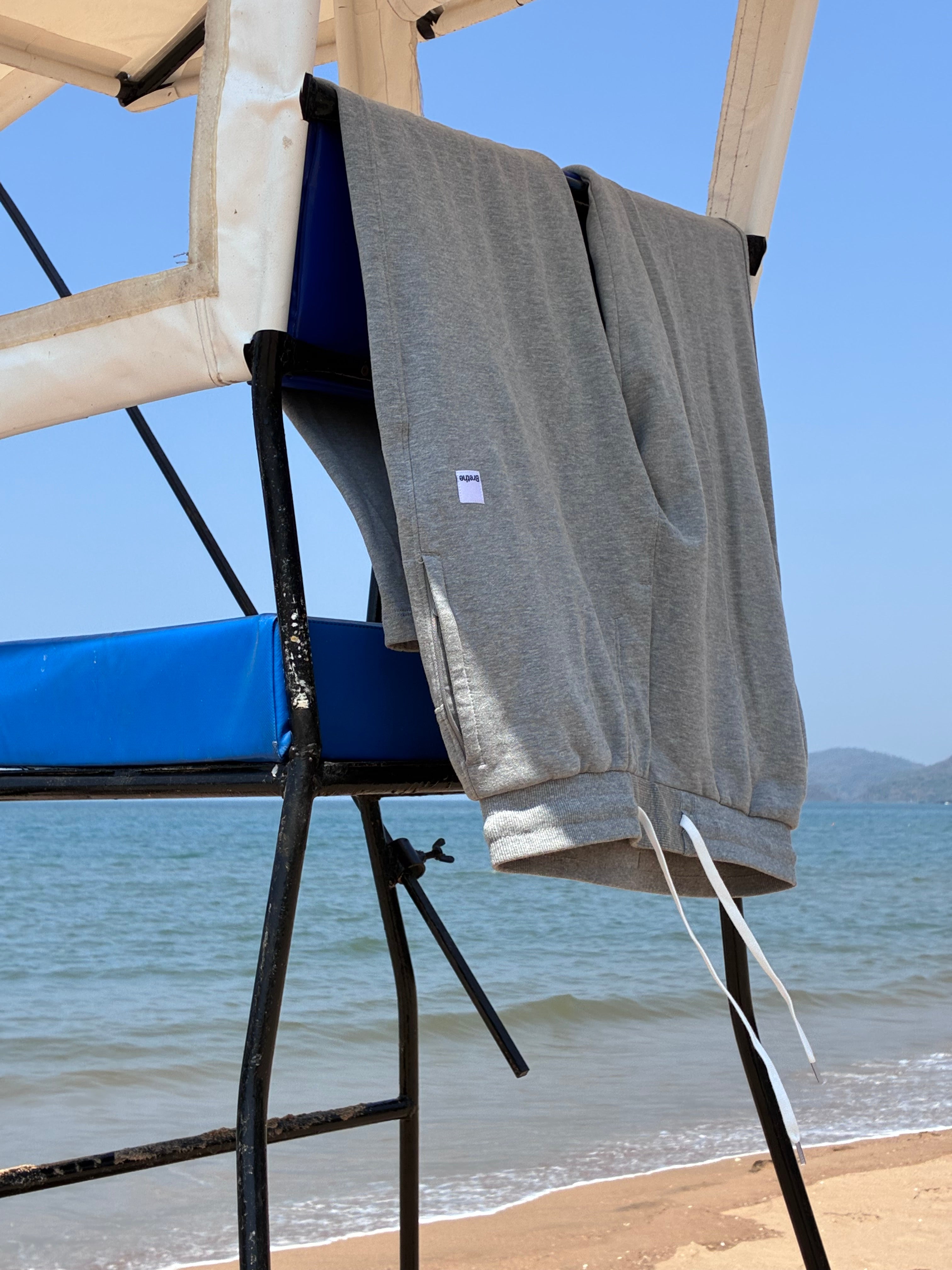 Soft Structured pant by brethe hanging around beach side